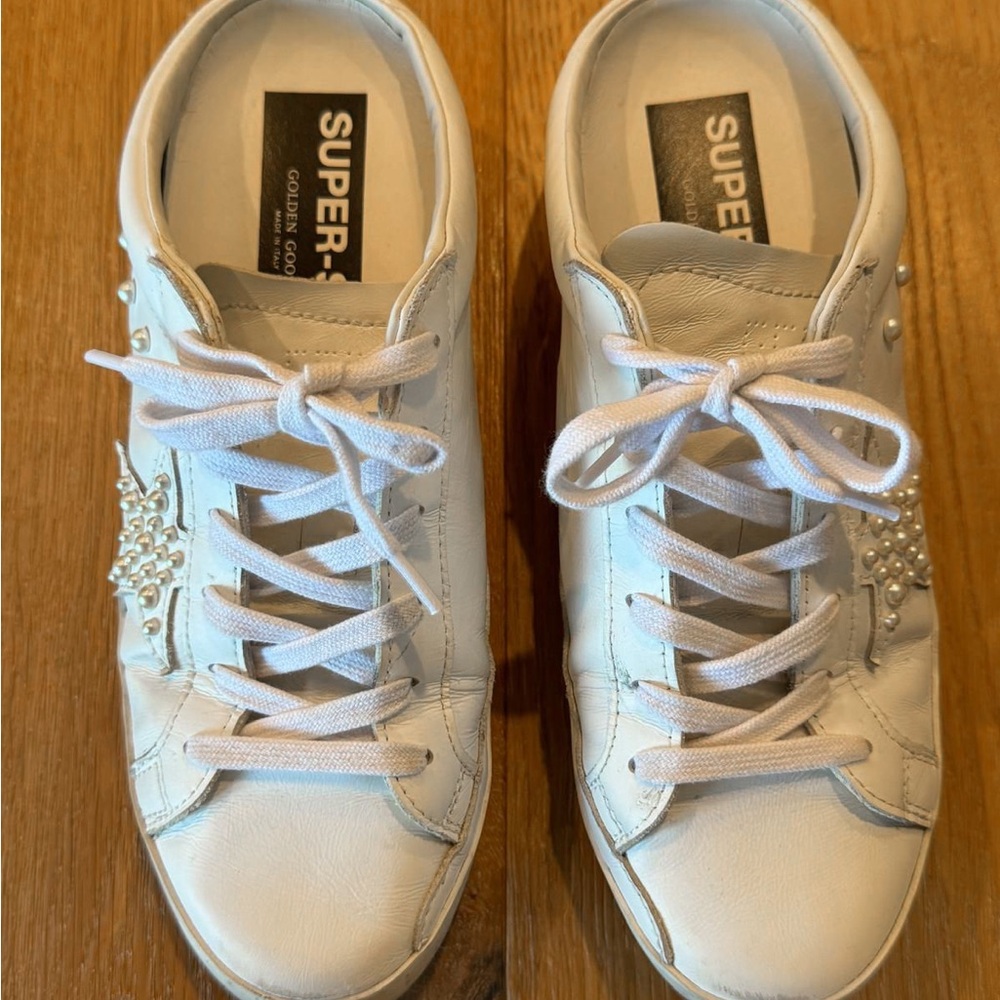 100% Authentic Golden Goose Pearl Sabot Sneakers